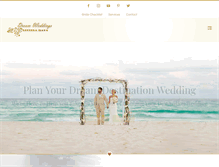 Tablet Screenshot of dreamweddingsrivieramaya.com
